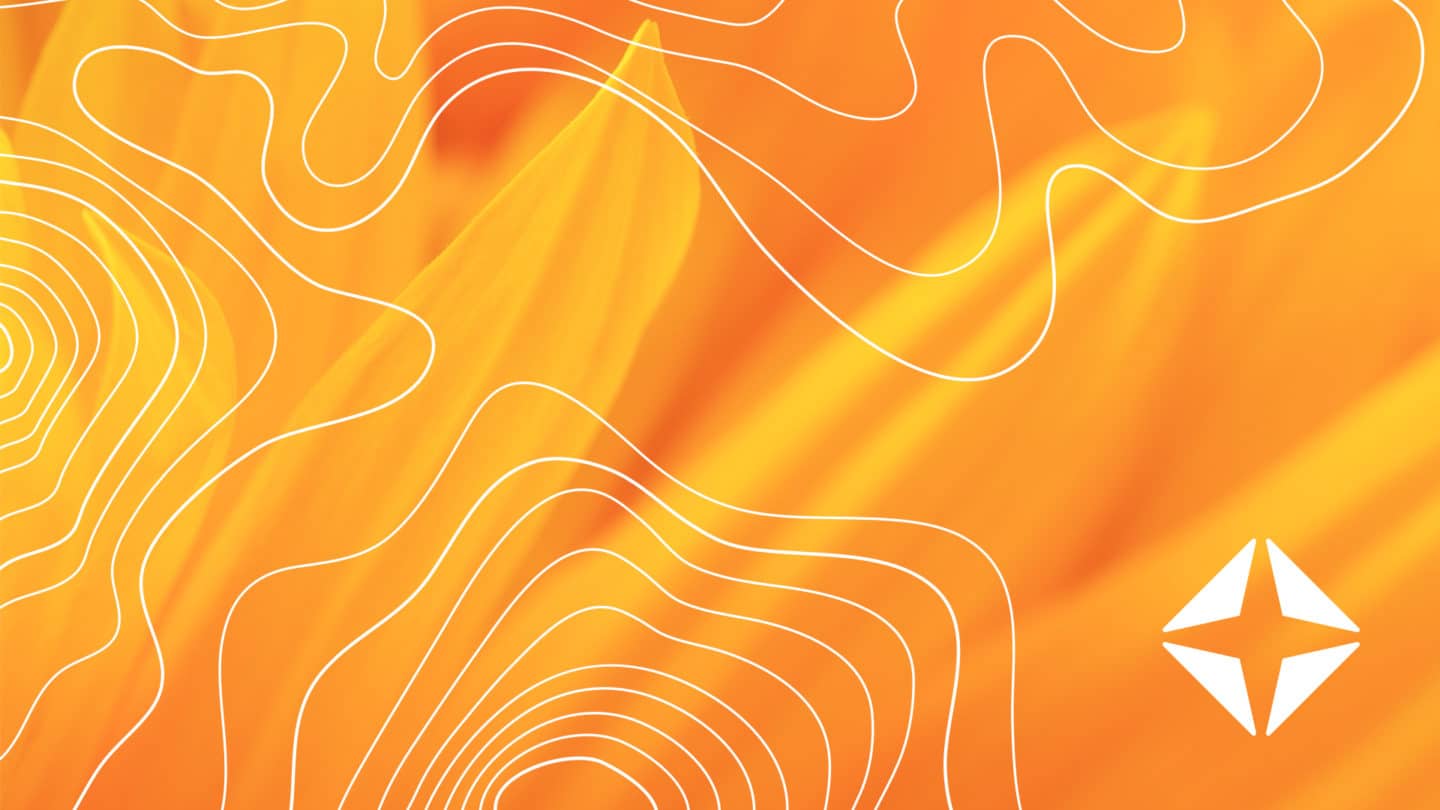 orange with white lines